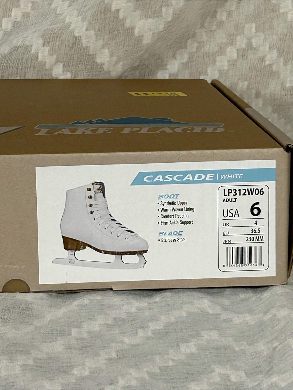 Lake Placid Cascade White Women's Ice Skates - Classic White